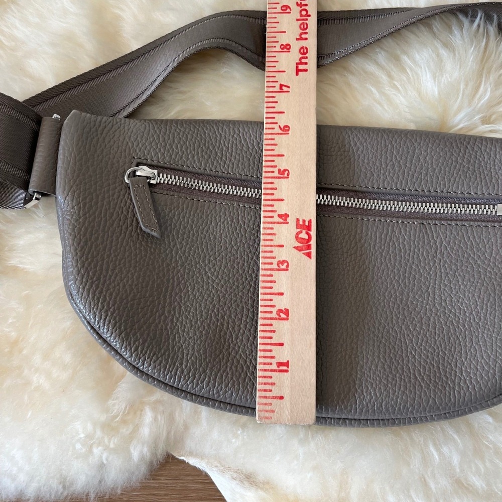 Quince Italian Pebbled Leather Sling Bag - Picture 8 of 10